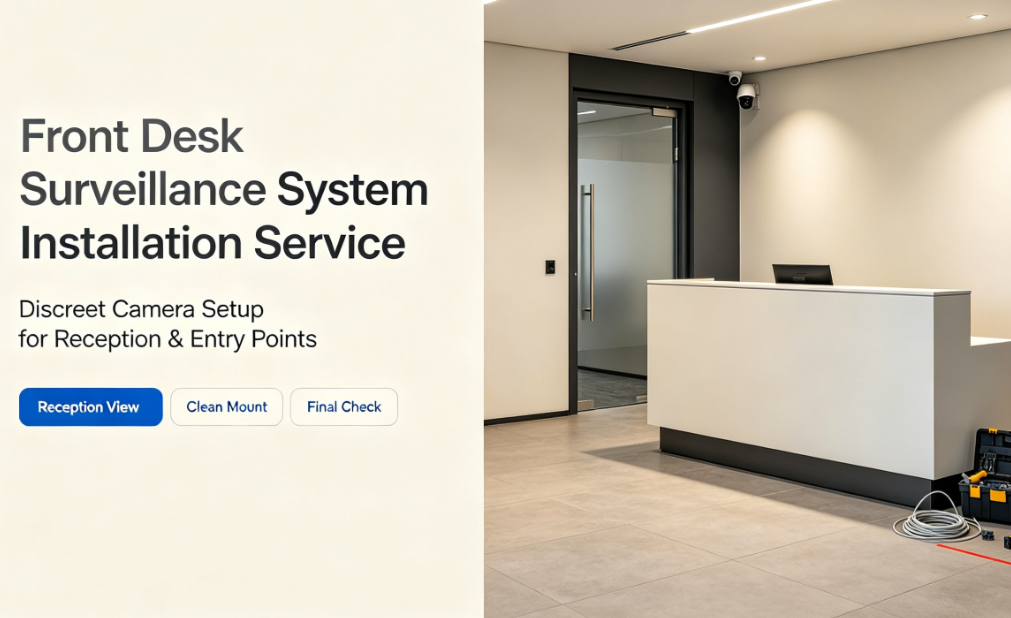 Front Desk Surveillance System Installation Service