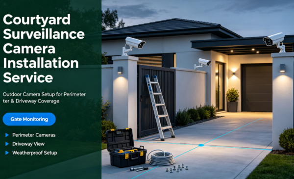 Courtyard Surveillance Camera Installation Service