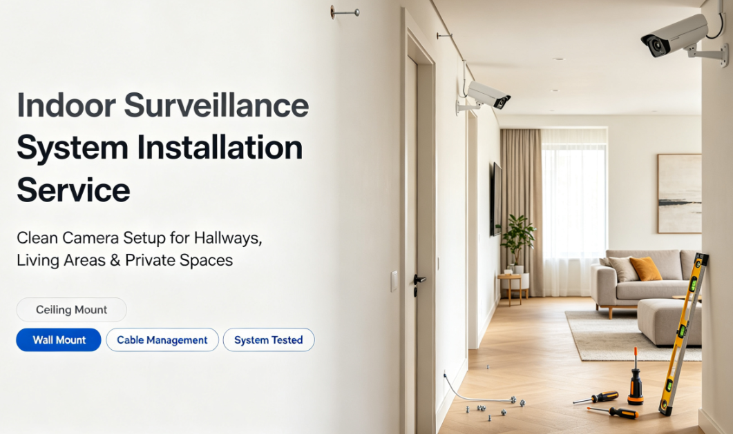 Indoor Surveillance System Installation Service