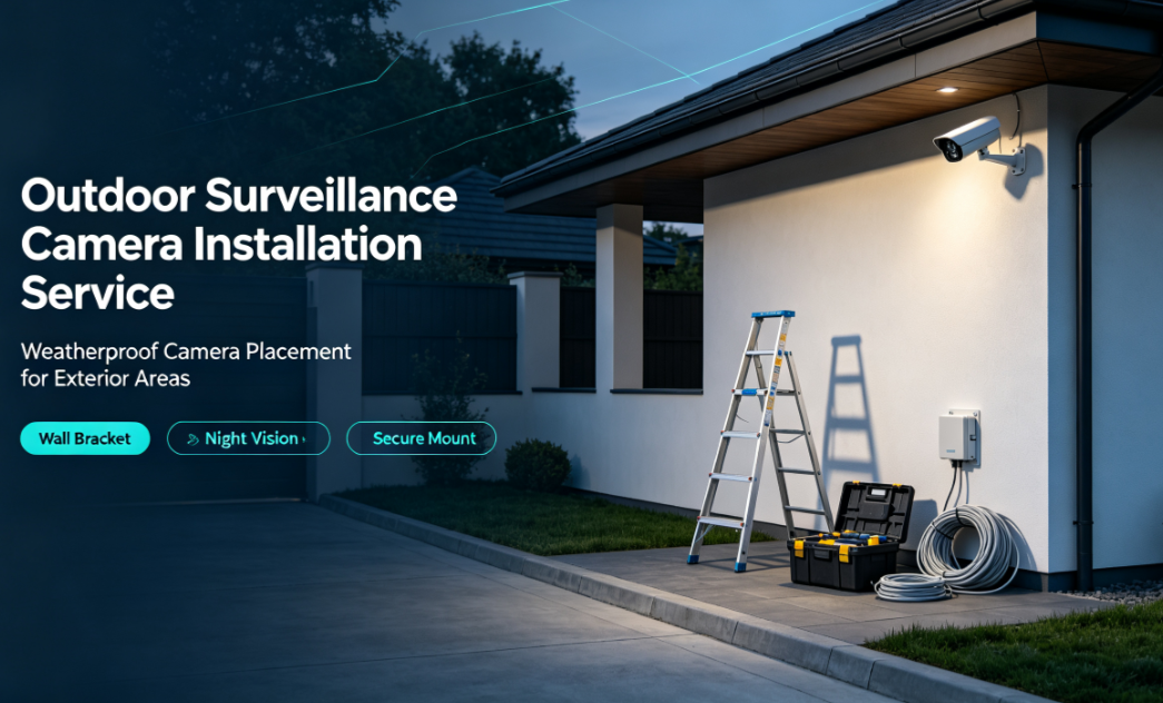 Outdoor Surveillance Camera Installation Service